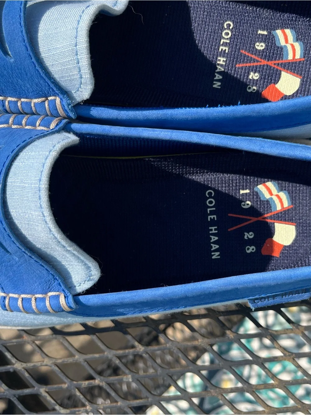 Cole Haan Canvas/Leather Loafers